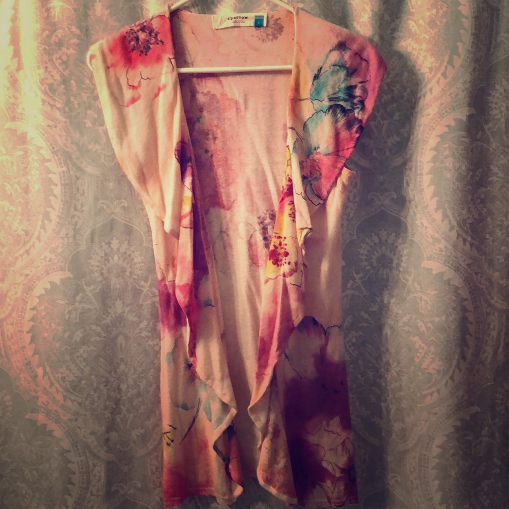 Anthropologie Sparrow sleeveless sweater cover